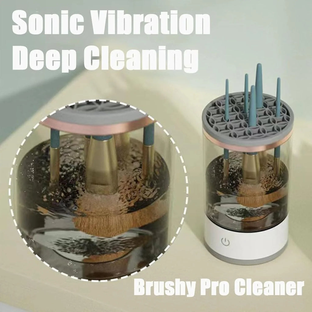 Electric Makeup Brush Cleaner Black P368