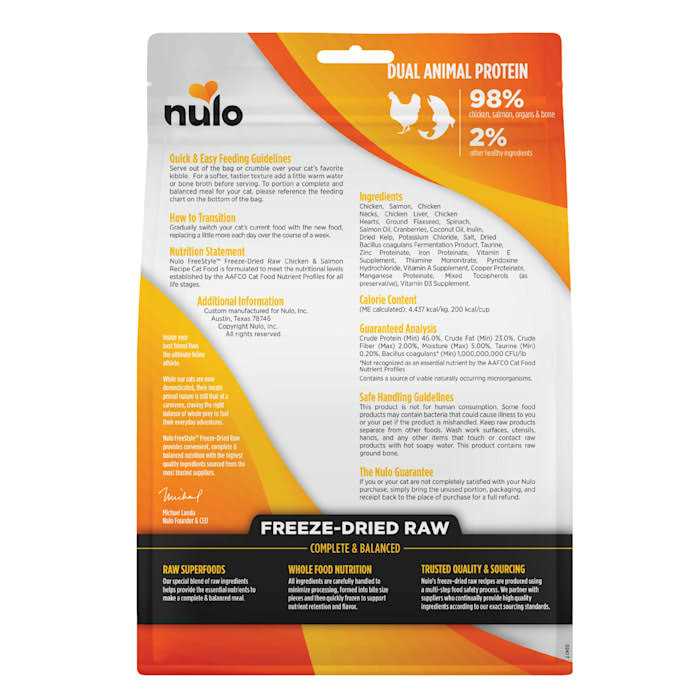 Freeze Dried Raw Cat Food J54041