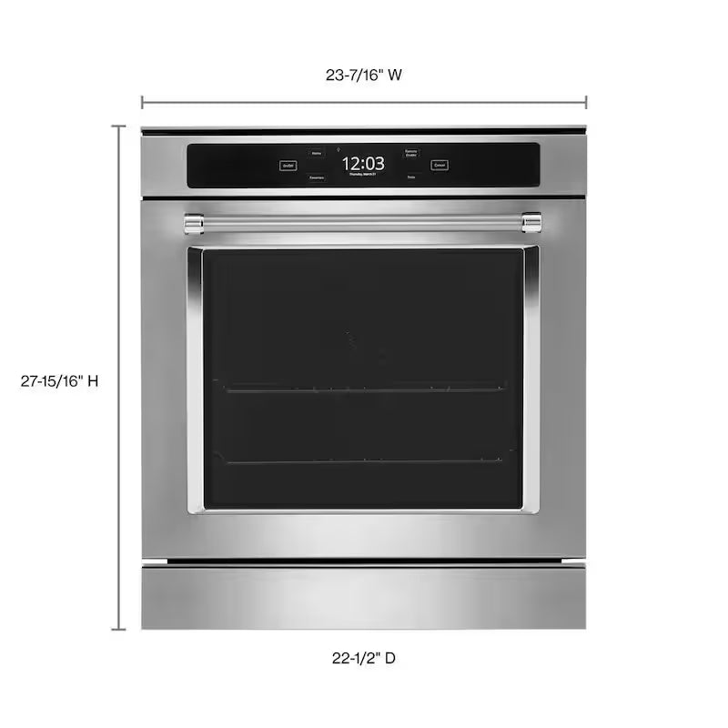 24 in. Electric Wall Oven Stainless Steel E706