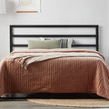 Black California King Metal Headboard T230348