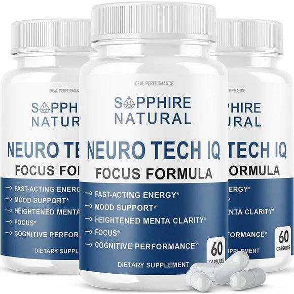 3 Pack Brain Supplement 180 Capsules M63555