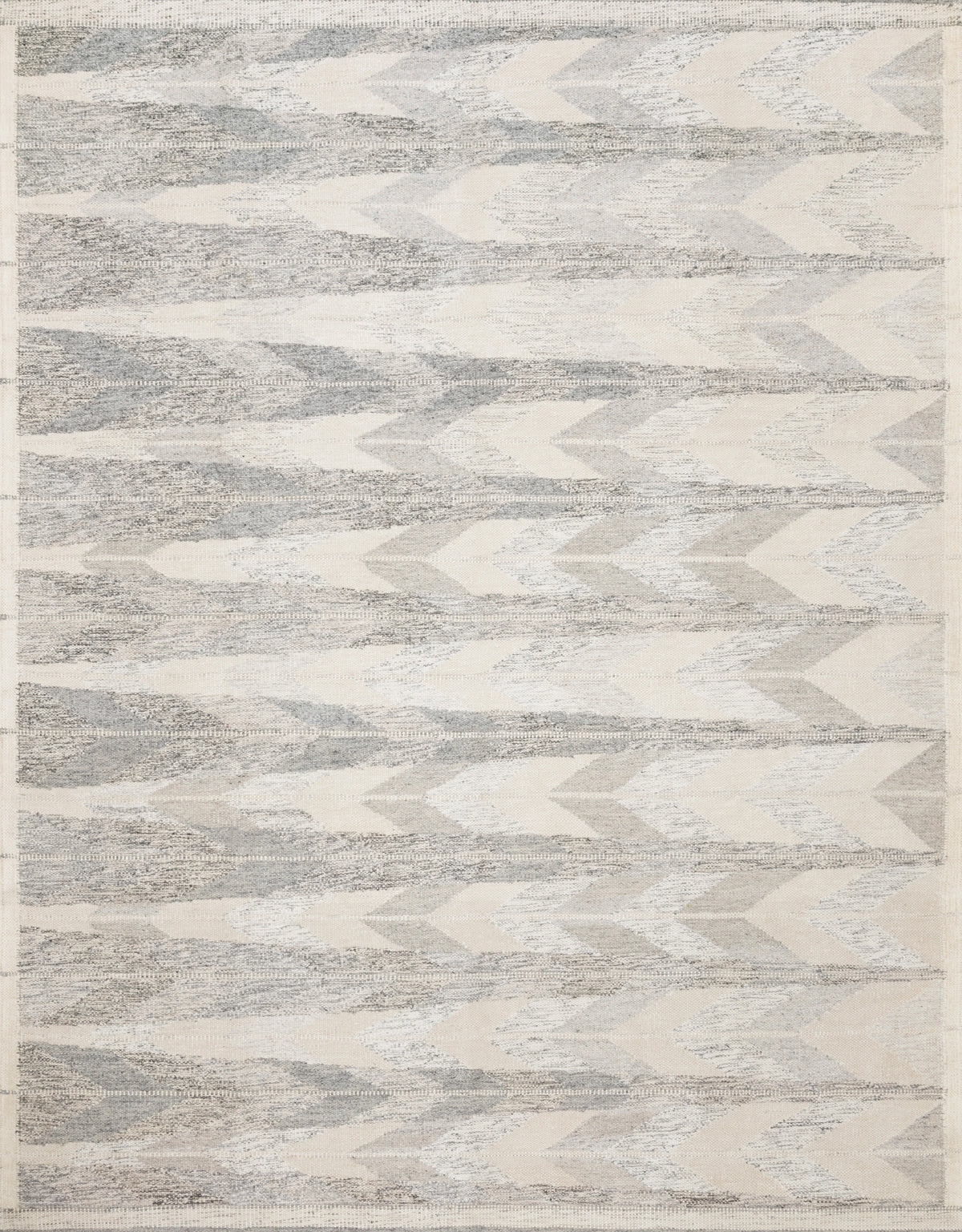 Pewter Silver Rug L372