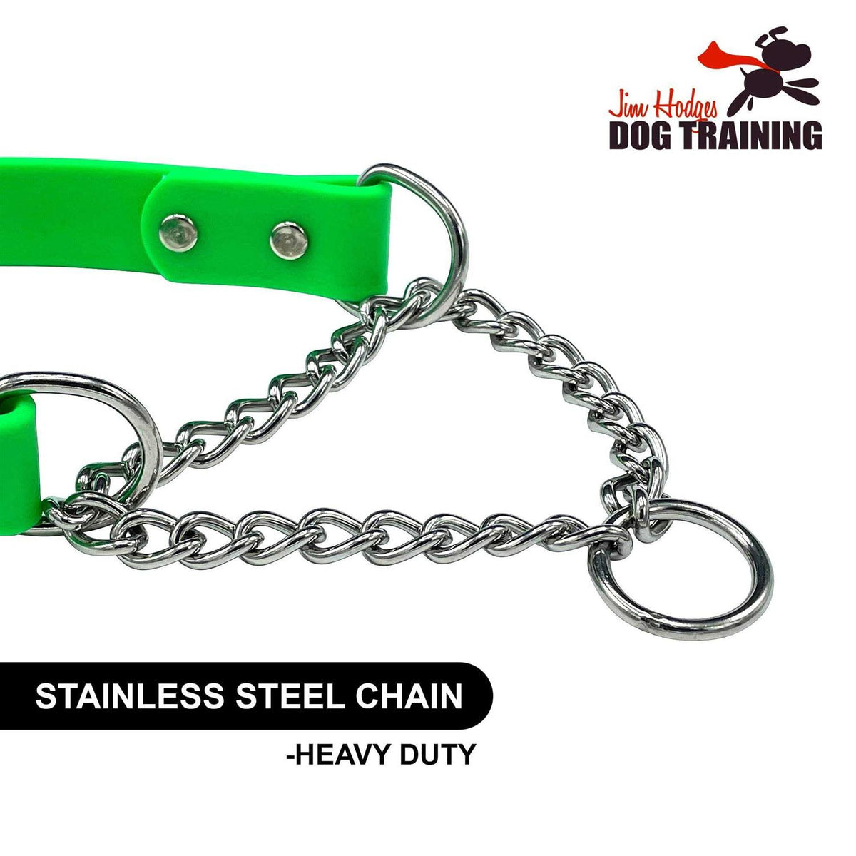 Martingale Collar for Dogs Biothane Stainless Steel Hardware T950