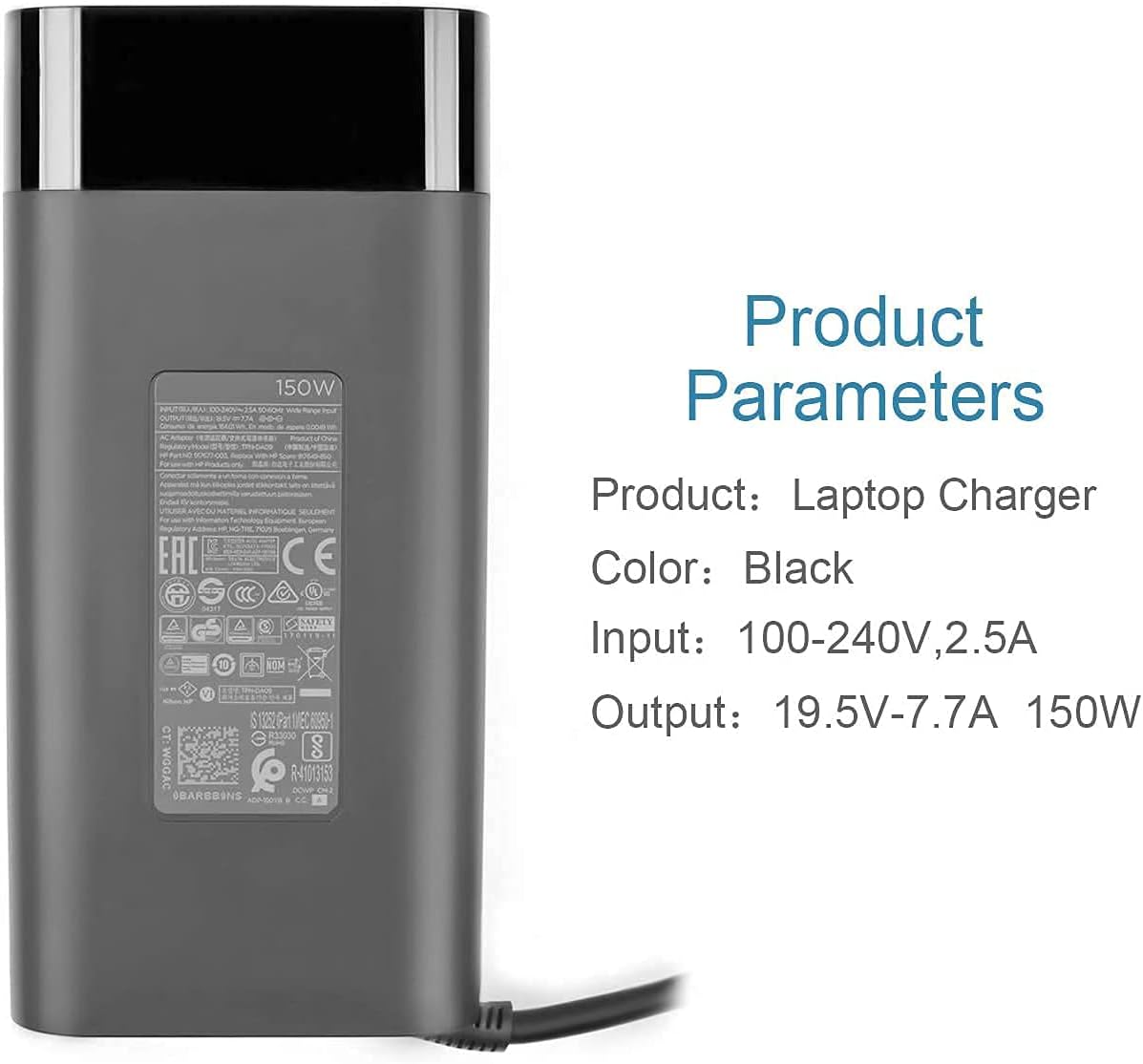 150W 19.5V 7.7A Slim AC Charger Pack of 2 U6130