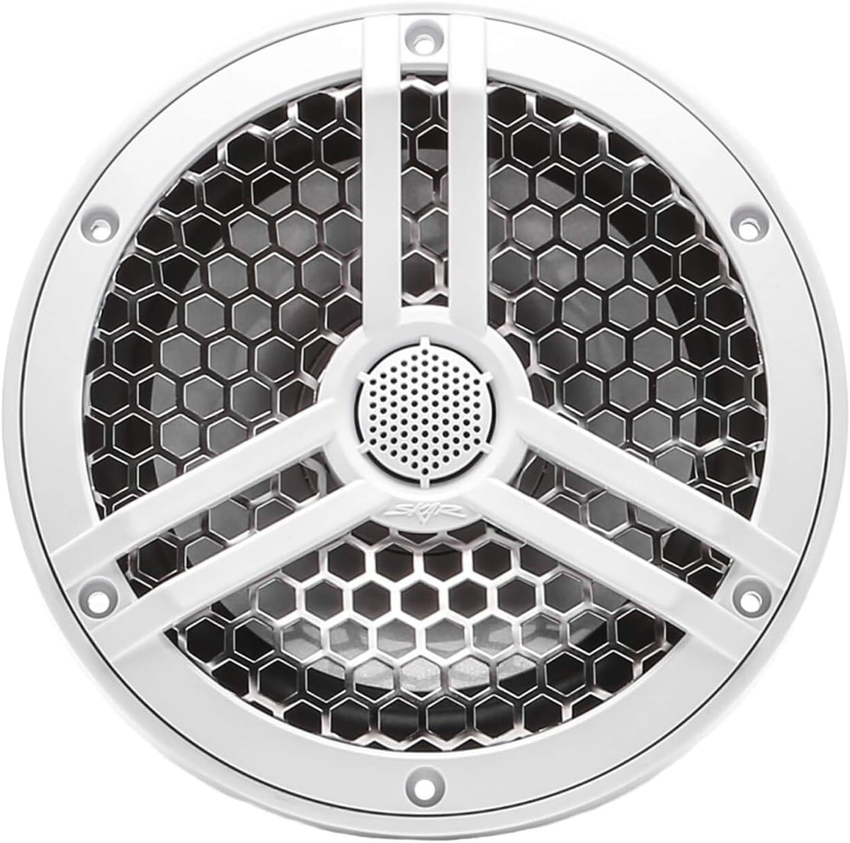 8" 2-Way Marine Coaxial Speakers, Pair (White) Y27603