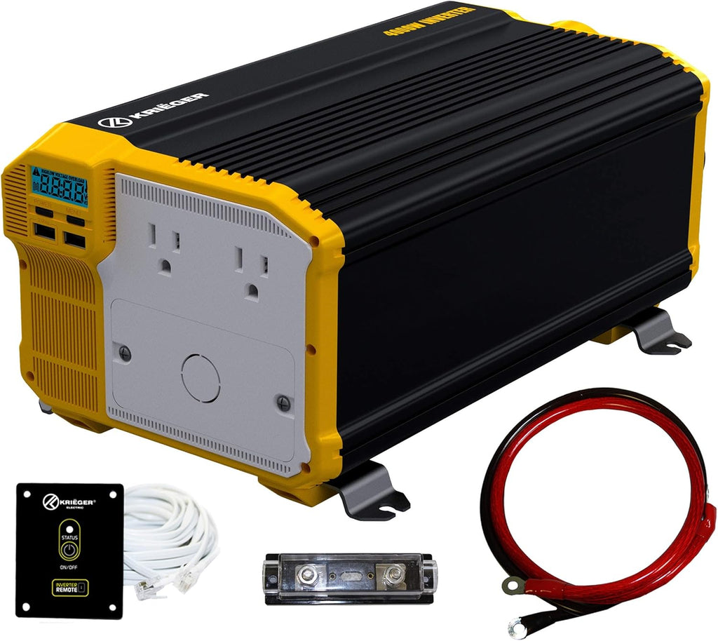 2000 Watts Modified Sine Wave Power Inverter with Dual AC Outlets C5987