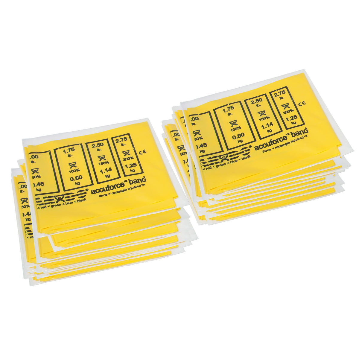 Yellow X-Light Exercise Band - Box of 40 M44867