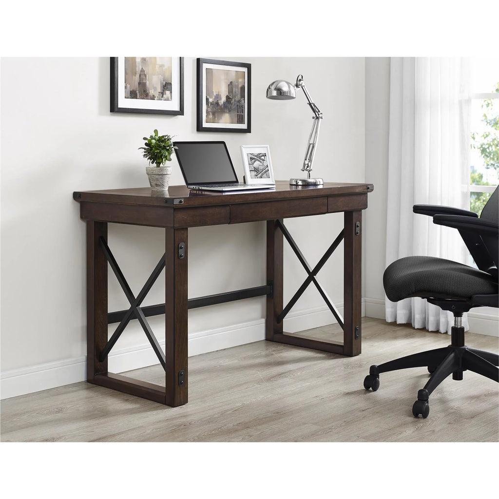 Wood Veneer Computer Desk N756