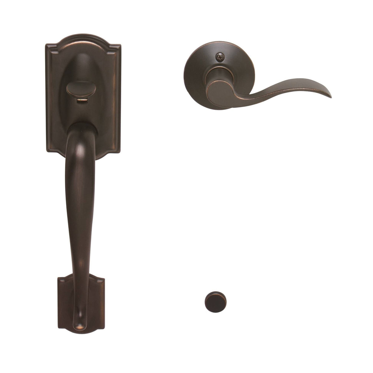 Aged Bronze Electronic Handleset X1917
