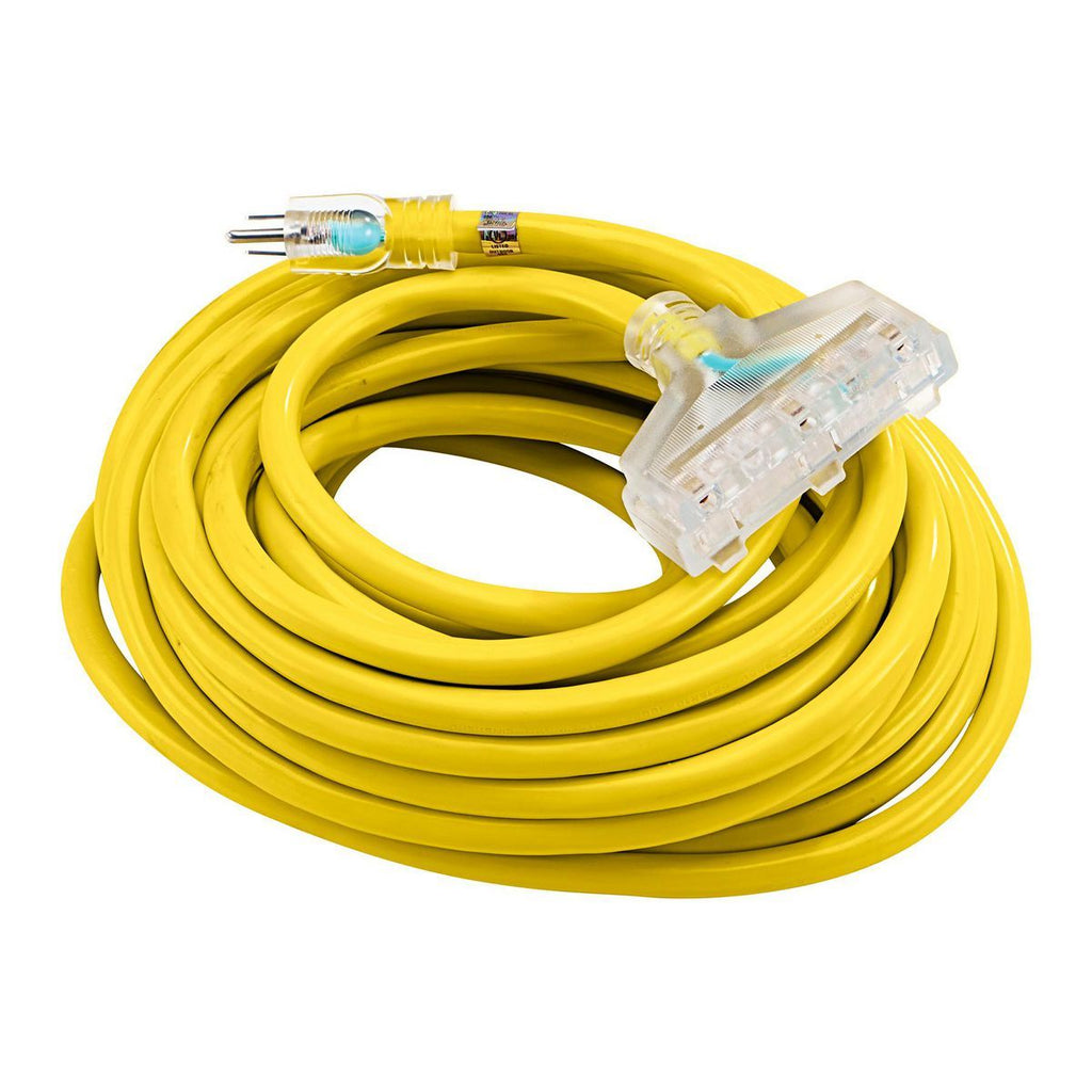50 ft. 10/3 Gauge Triple-Tap Extension Cord R2216