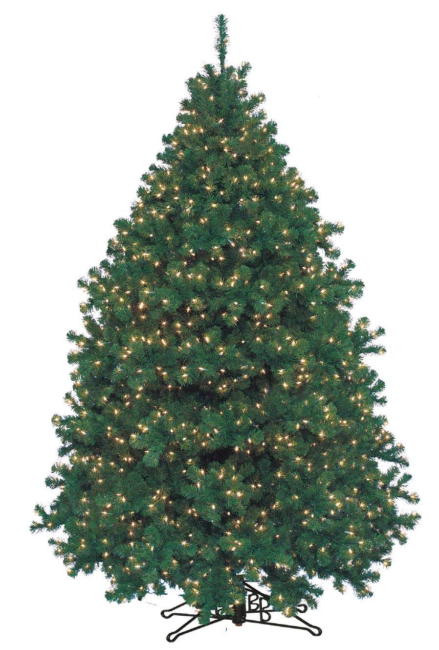 7.5' Pre-Lit Alaskan Fir Tree with Clear Incandescent Lights I652566