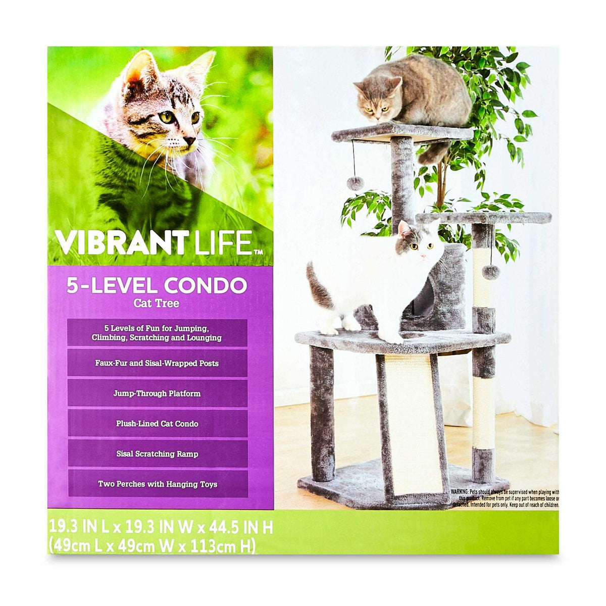 5 Level Cat Tree & Condo B576934