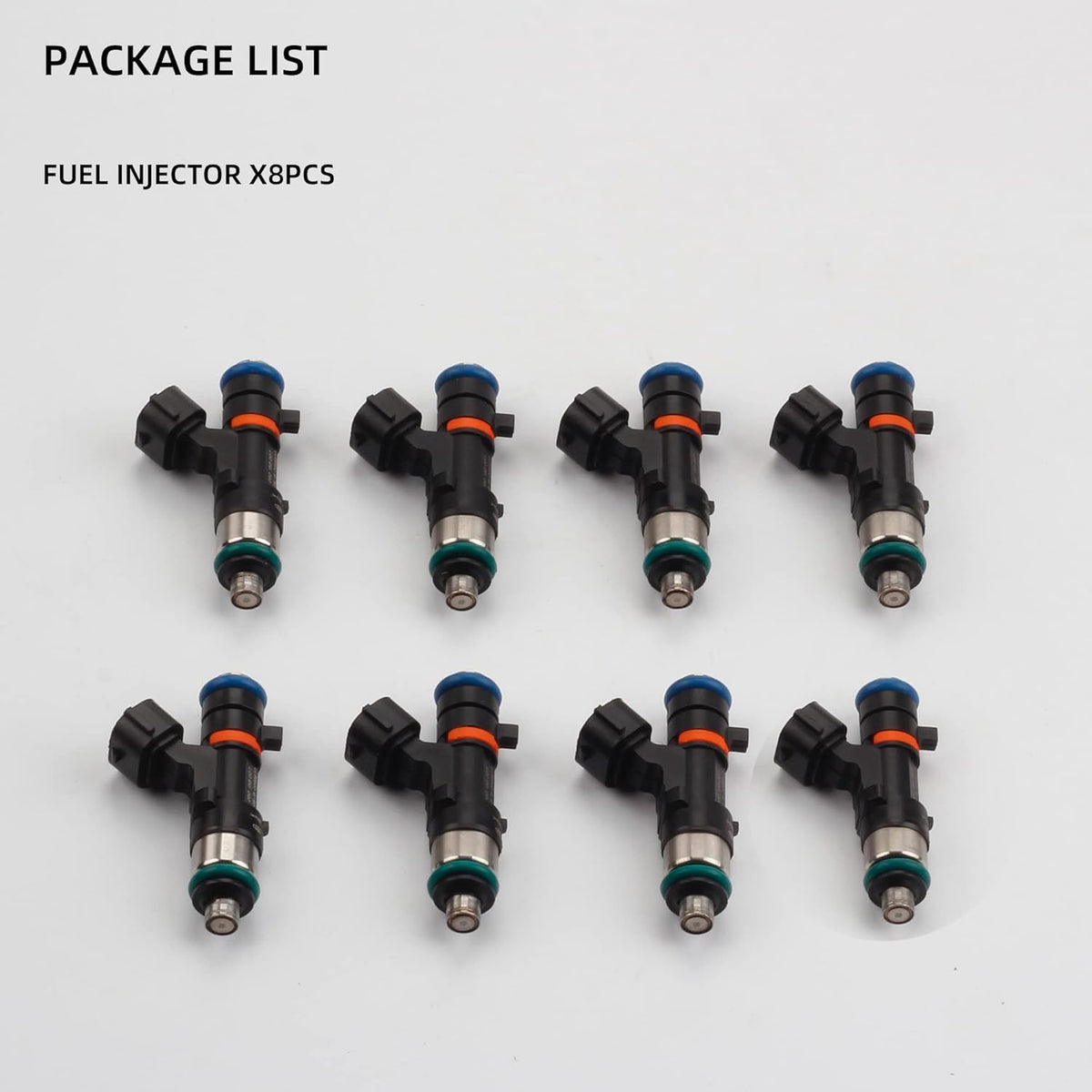 12 Holes 8 pcs Gasoline Fuel Injectors Set U287