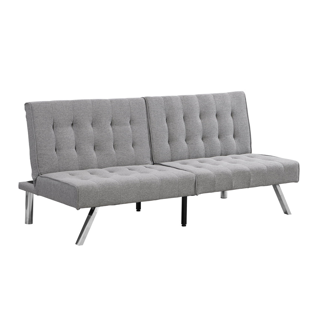 Gray Fabric Sofa Bed F77540