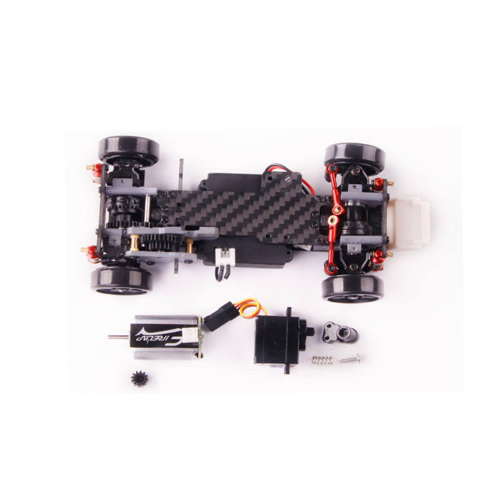 1/28 2.4g 4WD RC Car Touring Drift Vehicle Carbon Fiber Chassis U881