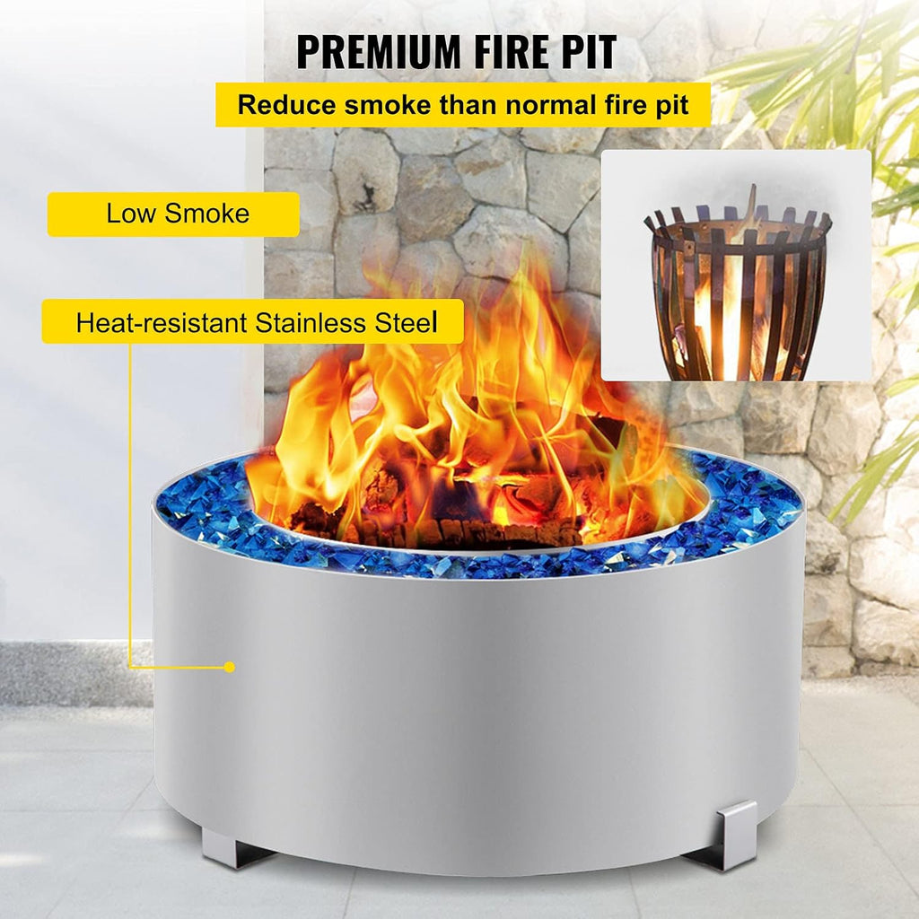 Stainless Steel Smokeless Fire Pit S1256