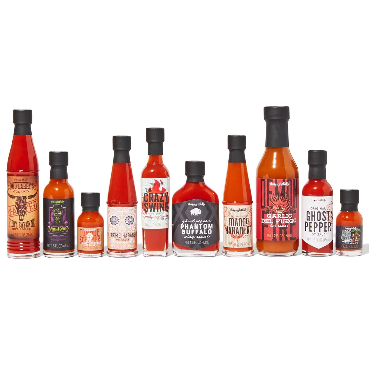 Set of 10 Hot Sauce Variety Pack P921374