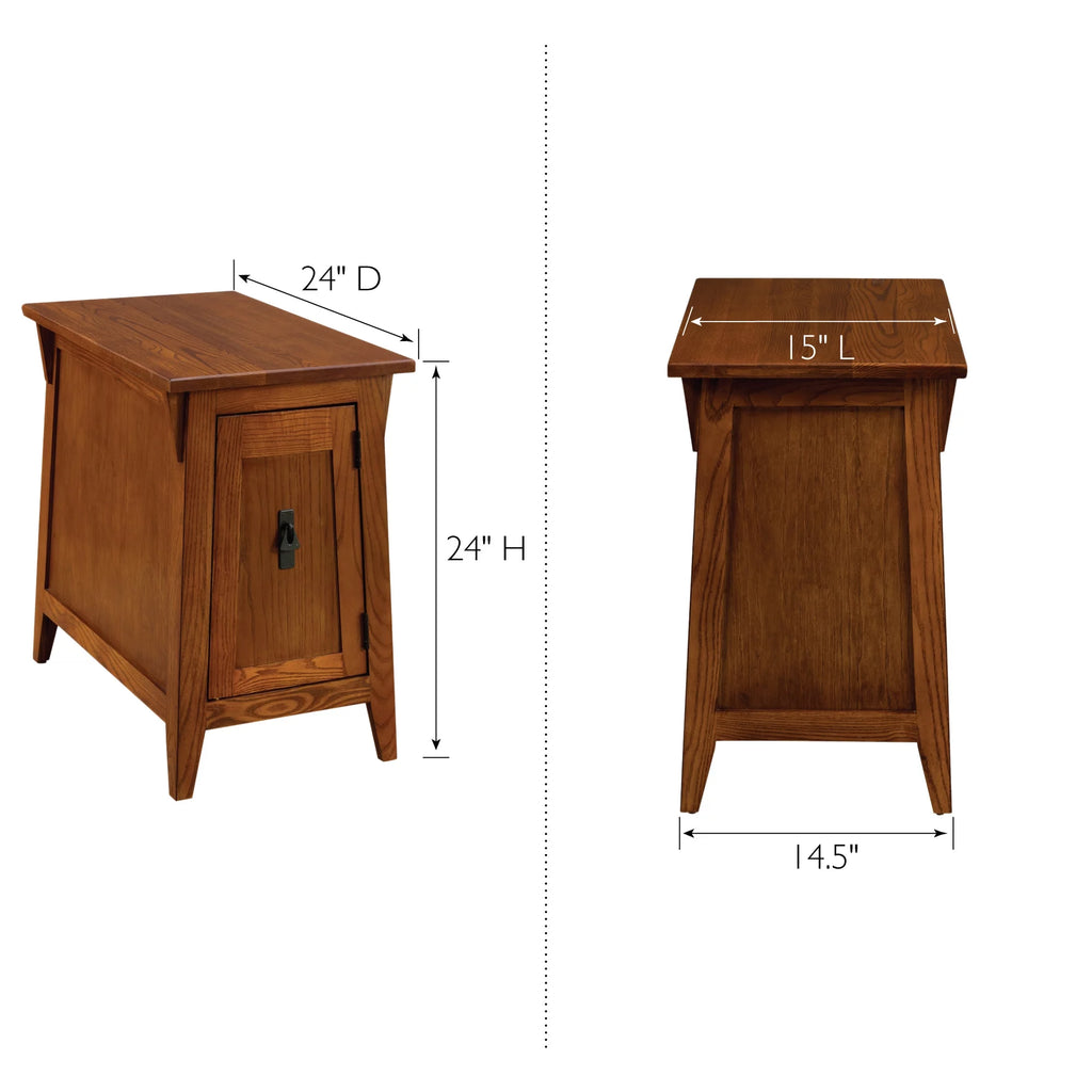 Russet Solid Wood End Table W905