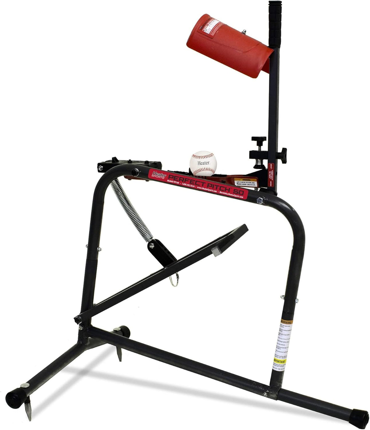 50 MPH Baseball & Softball Pitching Machine X407376