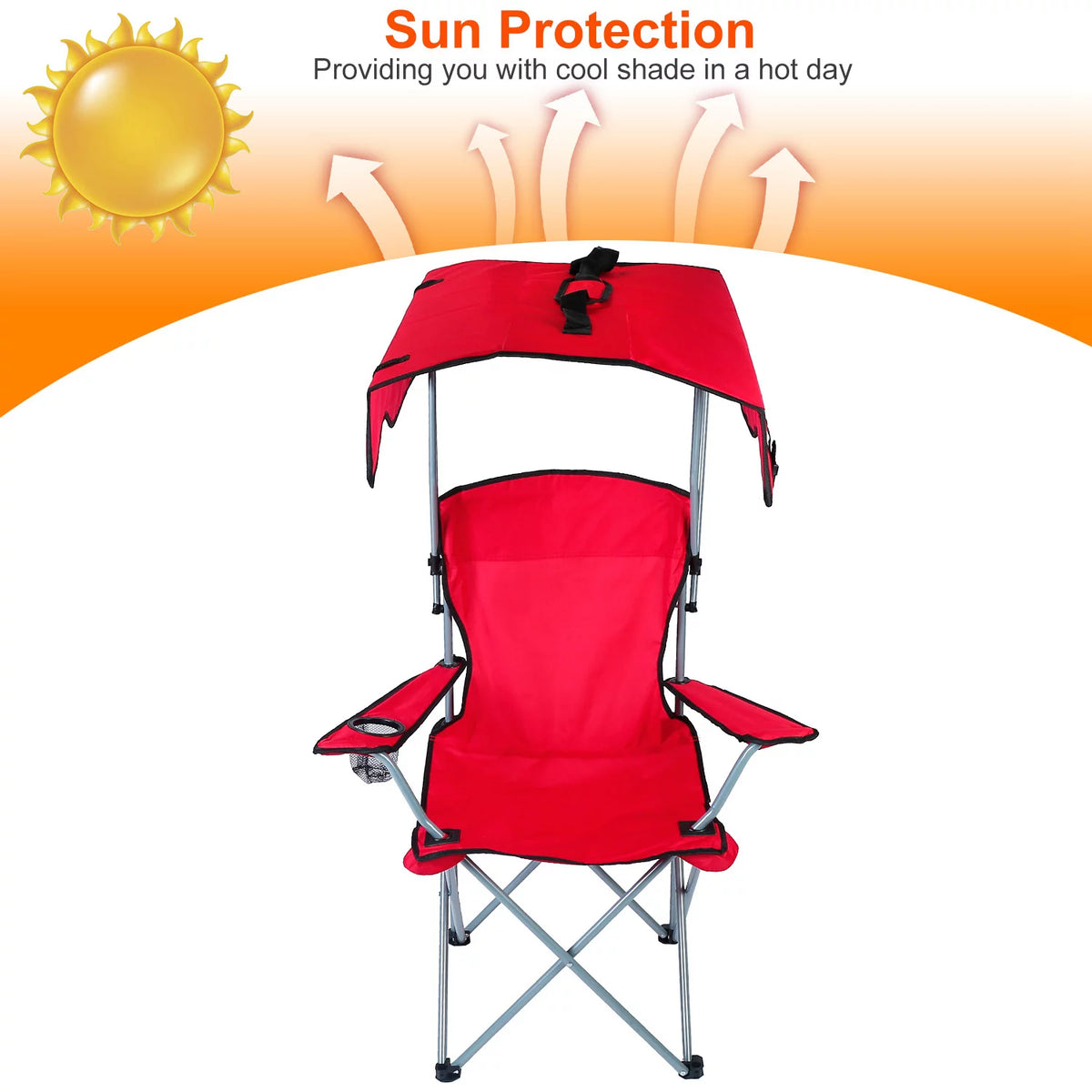 Portable Foldable Beach Canopy Chair 330LBS G611
