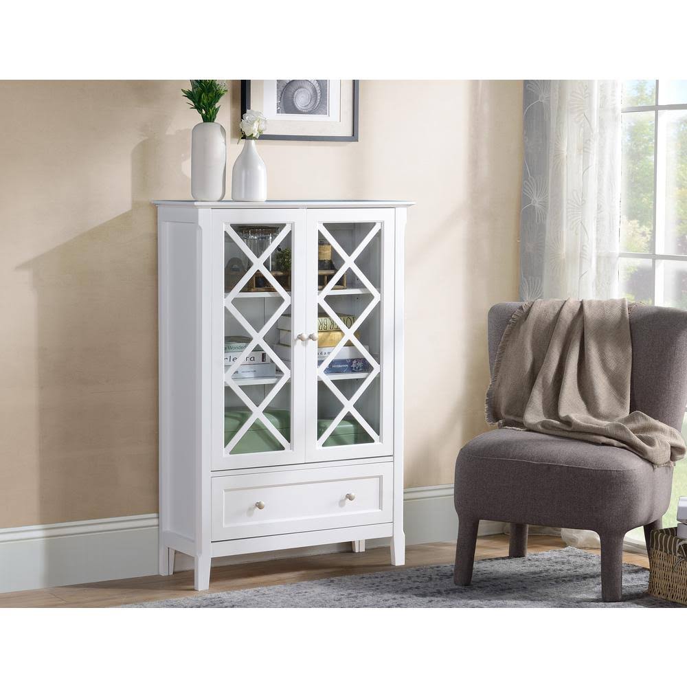 Accent Cabinet with Two Doors and Lower Drawer K712164