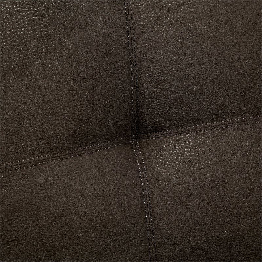 Brown Fabric Convertible Sofa W428065