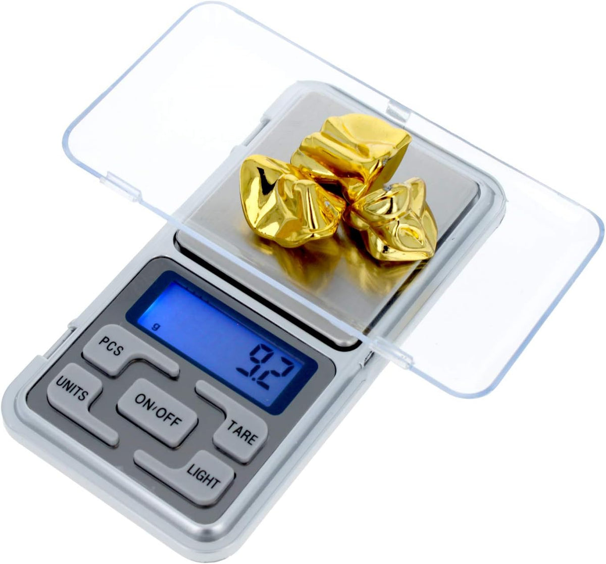 Gold Prospecting Pan Kit with Glass Vials Pocket Scale 7pc M4601
