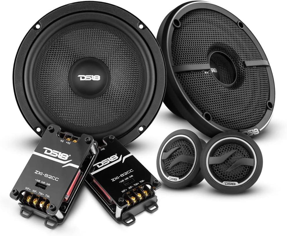 3.5" Full Range Car Audio Speaker with Kevlar Cone 120 Watts 4 Ohm Horn Woofer Pair Z890