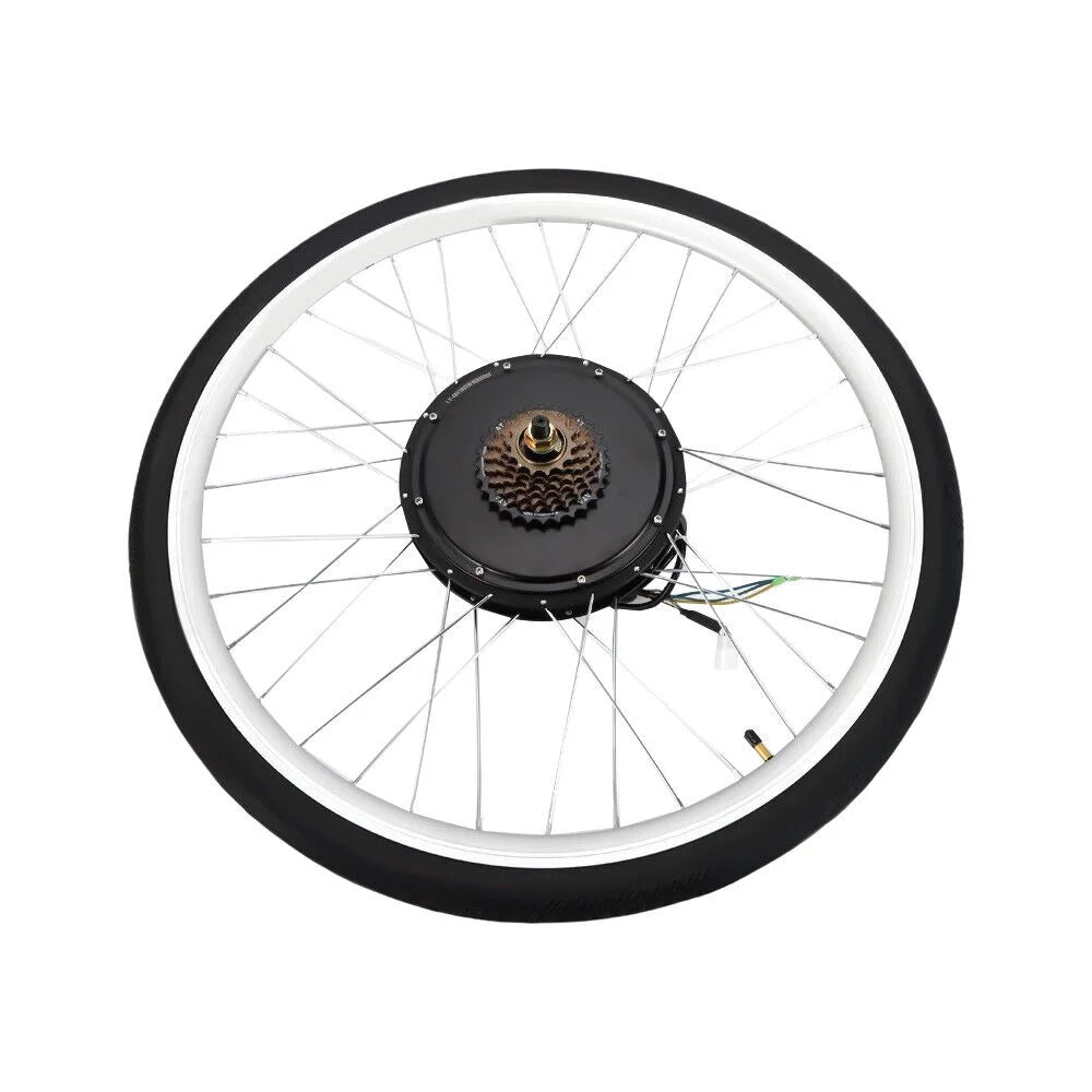 28'' Electric Bicycle Conversion Rear Wheel Kit Bike Motor 48V 1000W Q799