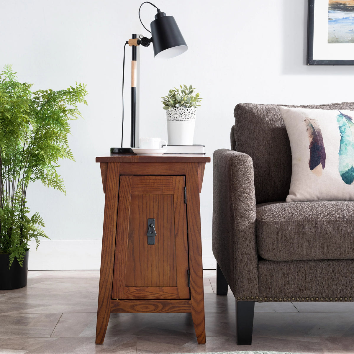 Russet Solid Wood End Table W905
