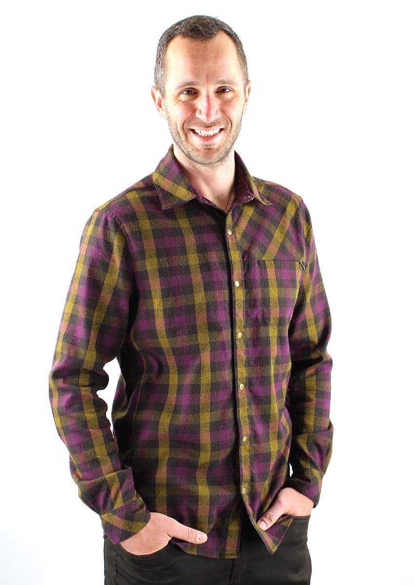 Lime Flannel Shirt H340