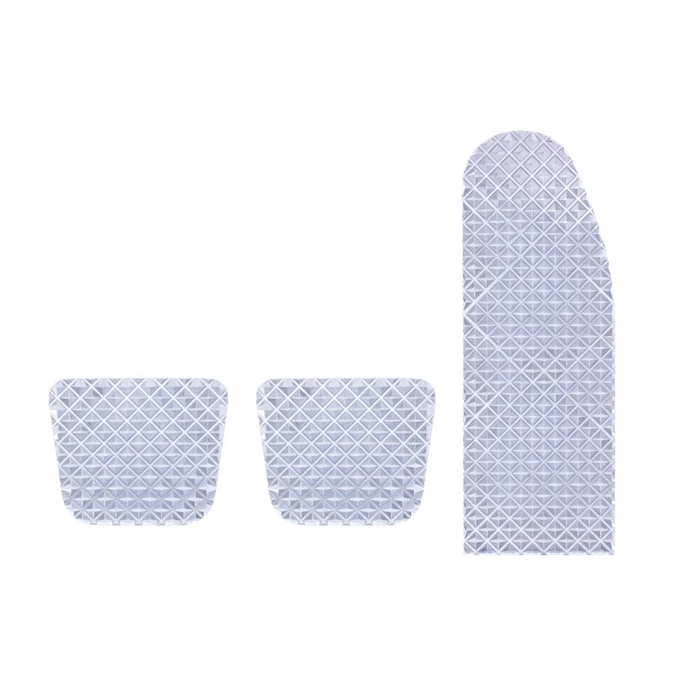 Chrome Billet Aluminum Diamond Pedal Set J168116
