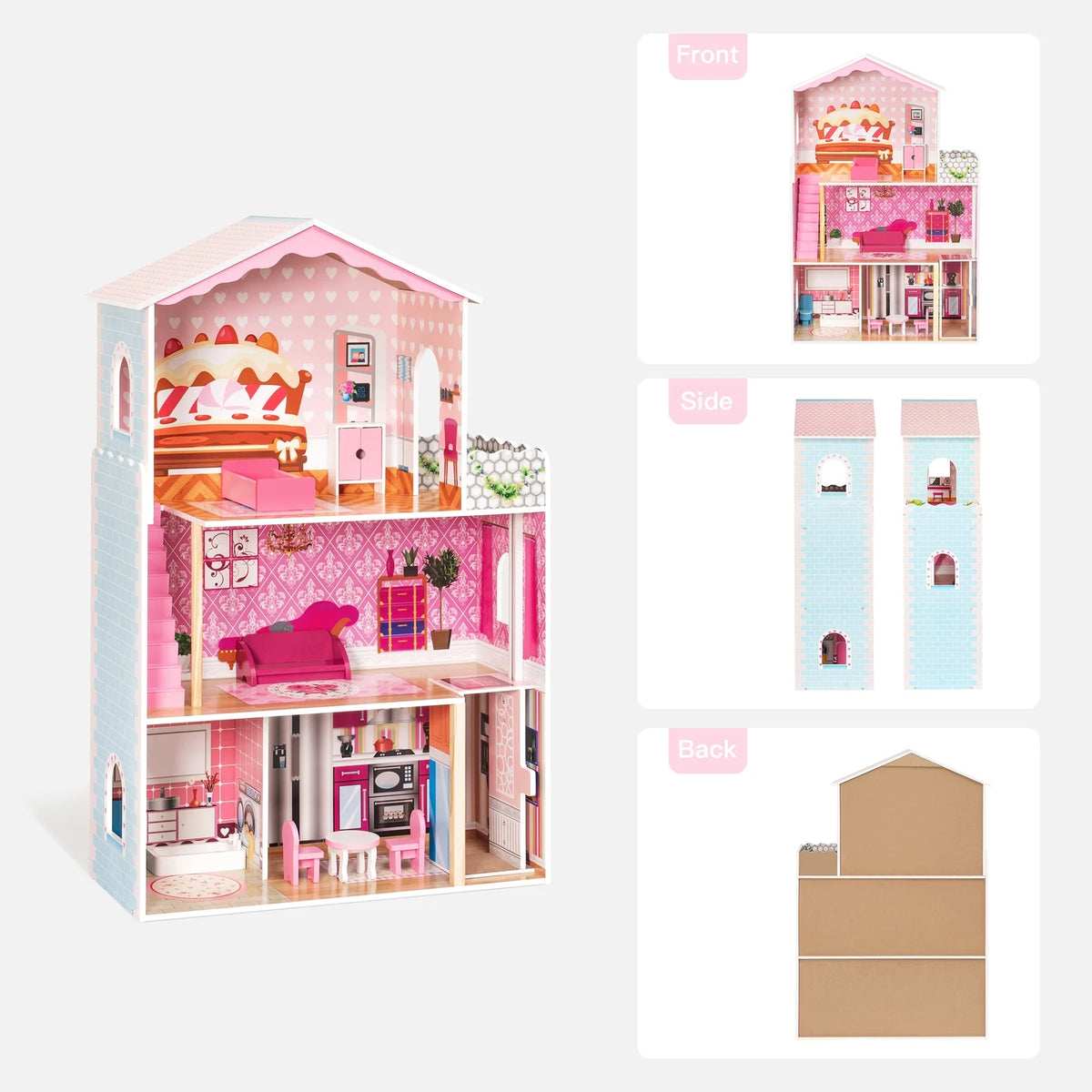 Wooden Dollhouse Z239