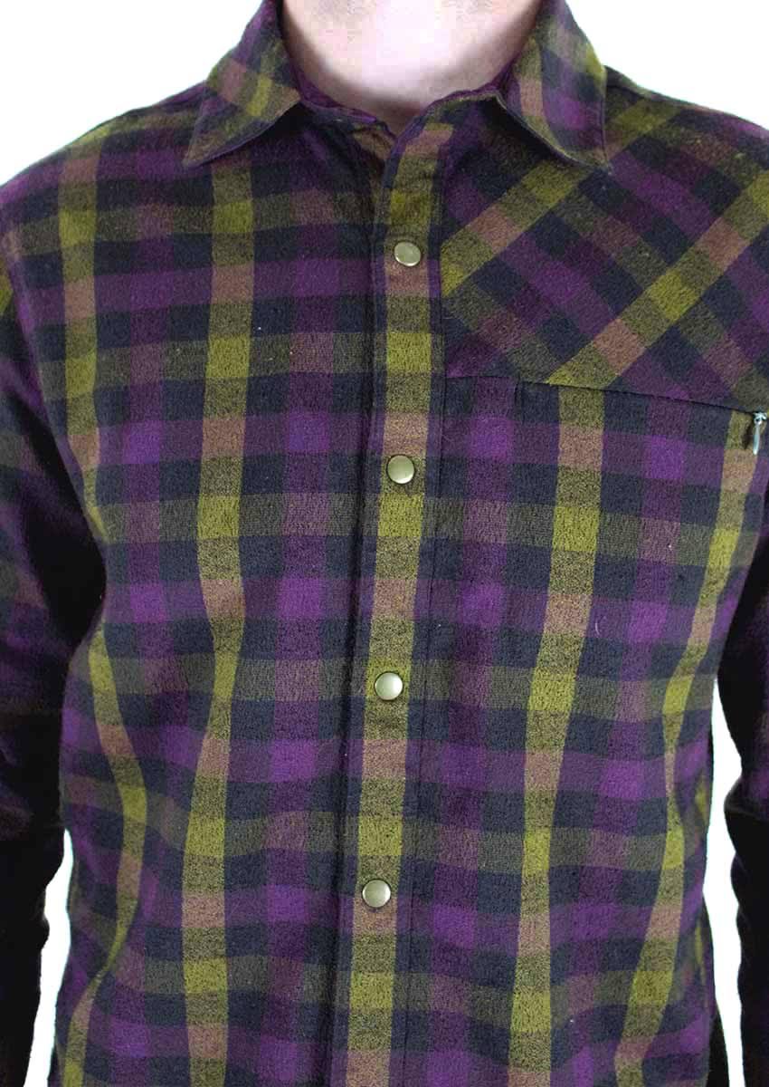 Lime Flannel Shirt H340
