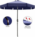 10' Blue Patio Umbrellas D83363