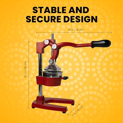 Manual Metal Citrus Juicer Press Q83325