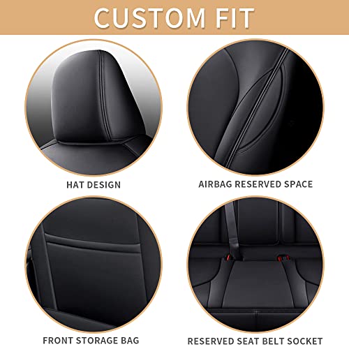 Black Full Set Car Seat Cover T3756