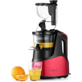 Slow Masticating Juicer Cold Press Extractor with Wide Chute Red C199