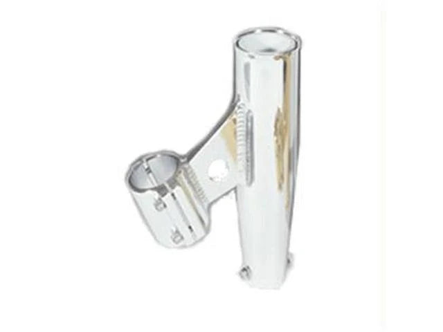 Clamp-On Rod Holder Silver Aluminum Vertical Mount Z802692