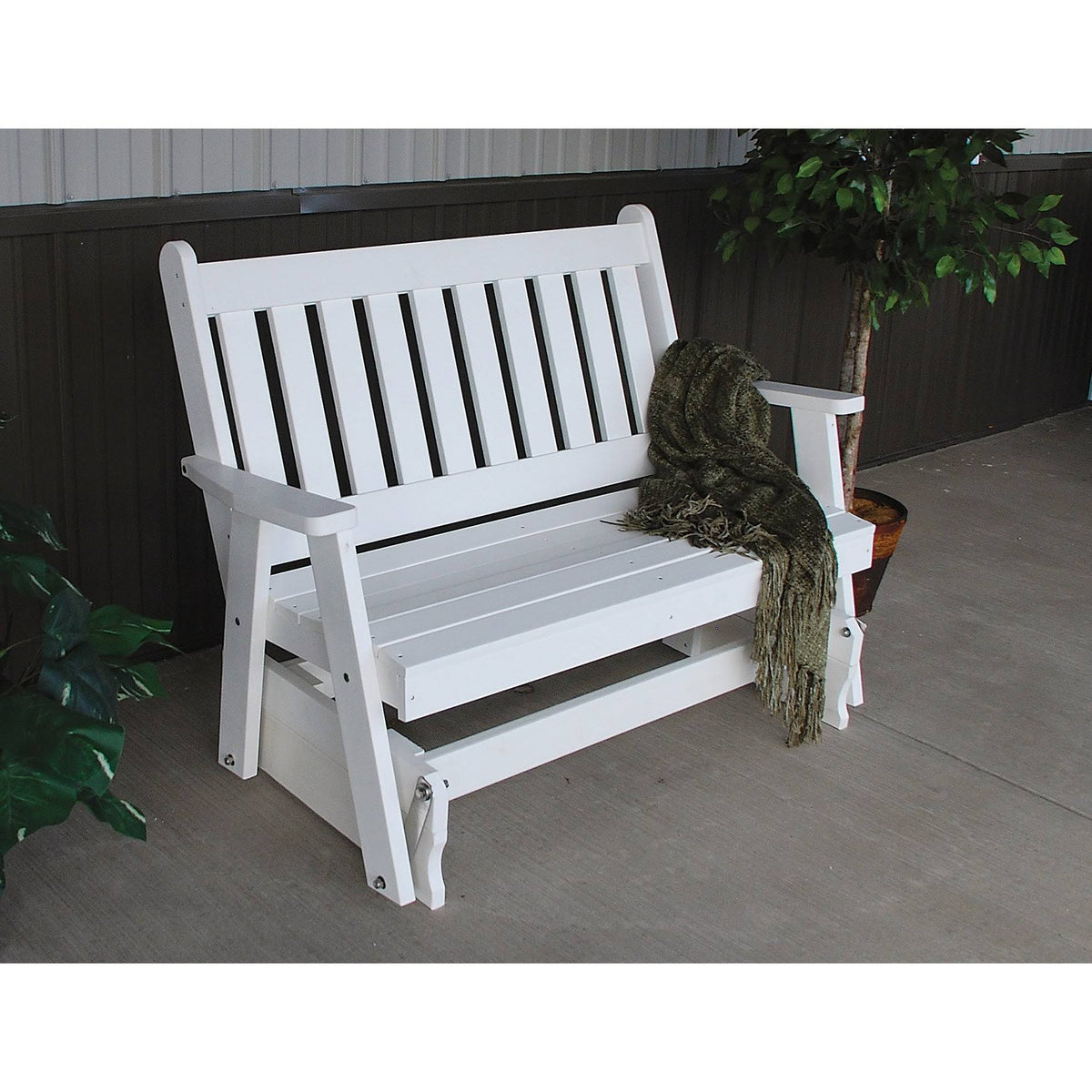 Dark Gray Traditional English Glider Q4913