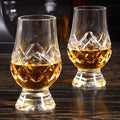 Cut Crystal Whiskey Glasses O2353