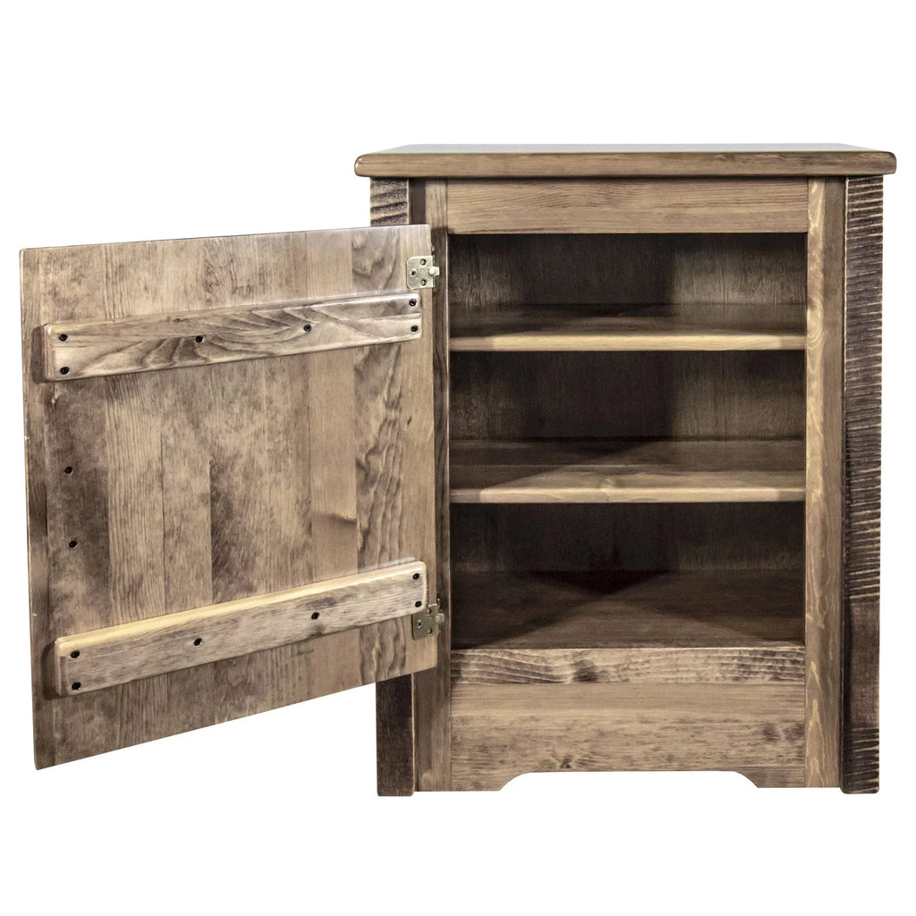 Accent Cabinet with Laser Engraved Elk Design M1305