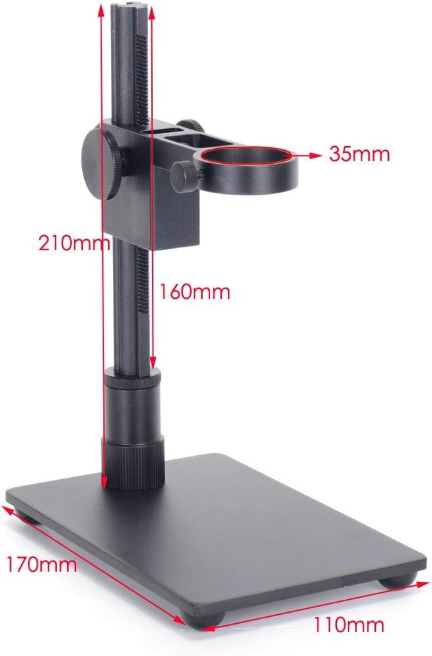 34MP 2K 1080P 60FPS Full HD HDMI USB Digital Video Microscope Camera with 150X Zoom C-Mount Lens and Adjustable Illumination L835