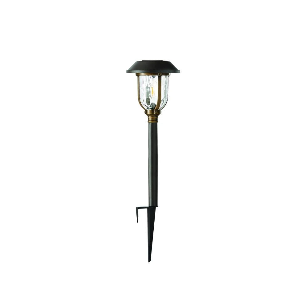 Bronze and Brass LED Diecast Landscape Pathway Light Set (4-Pack) I12942