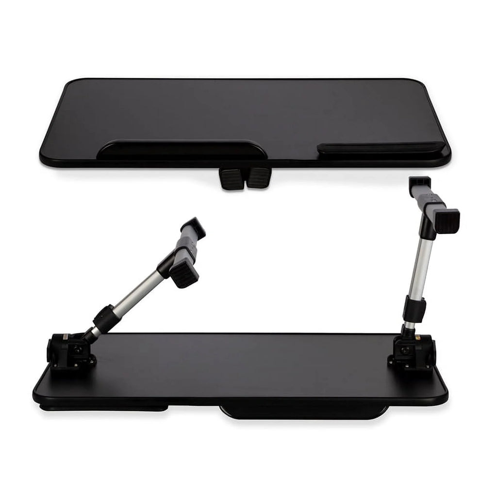 Portable Laptop Tray Table with Adjustable Height and Tilt, Fits Laptops up to 20", Black S8212