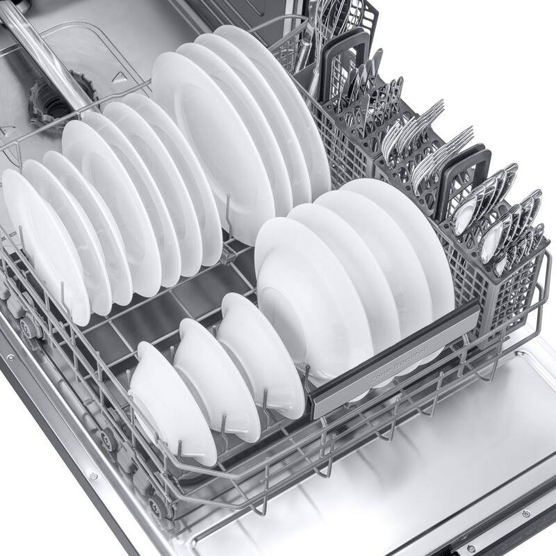 Black Stainless Steel Dishwasher with 3rd Rack S151