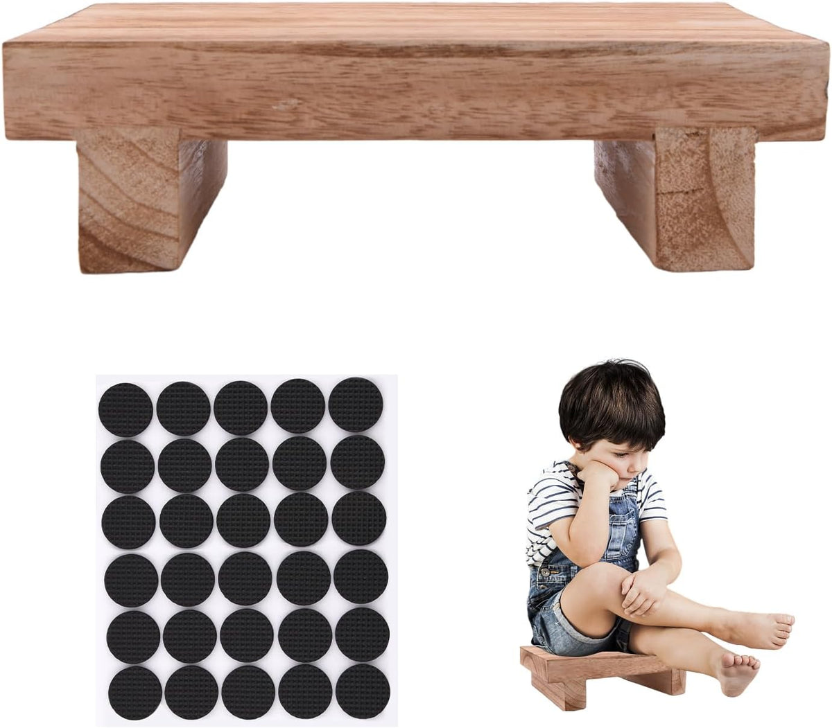 Wood Step Stool V979026