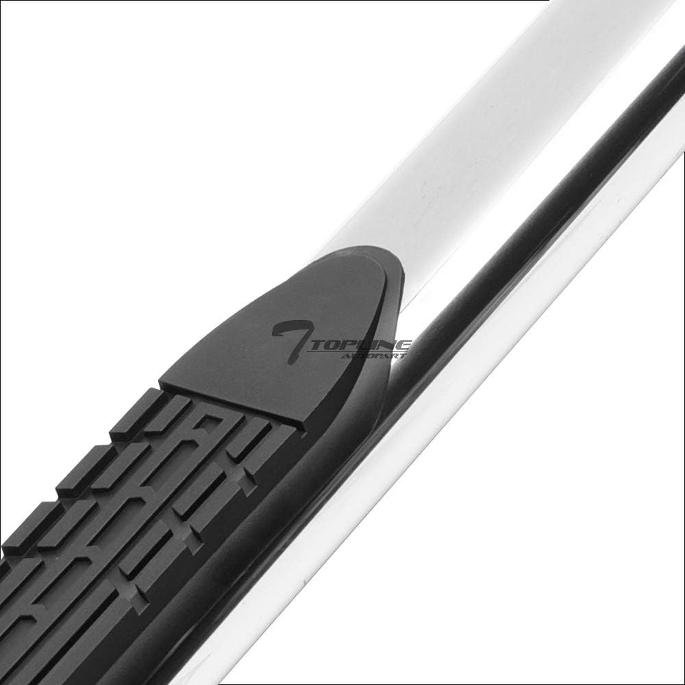 4" Oval Polished Stainless Steel Side Step Nerf Bars Rail Running Boards I160840