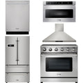 36 Electric Range, Range Hood, Microwave, Refrigerator, Dishwasher D582480