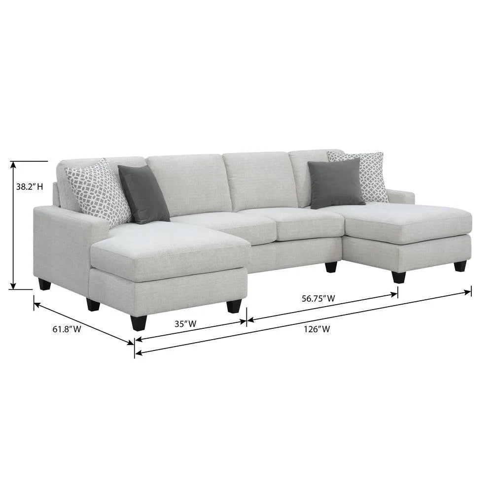 Chaise Sectional with Pillows A217041